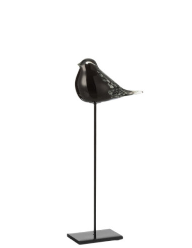 PAJARO DE CRISTAL CON PIE
