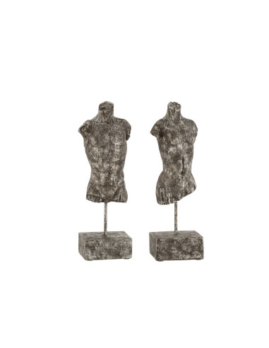 BUSTO CON PIE DE RESINA