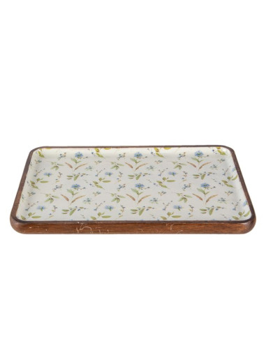 BANDEJA MADERA DECORATIVA