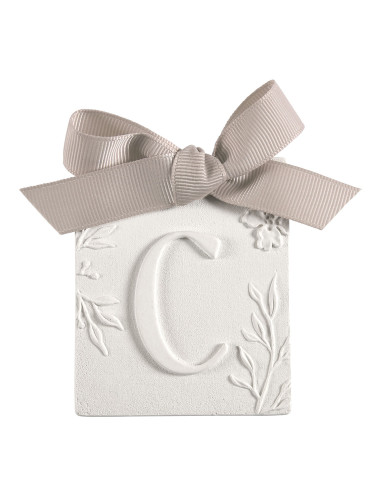 LETRA C DECORATIVA PERFUMADA FLEUR DE...