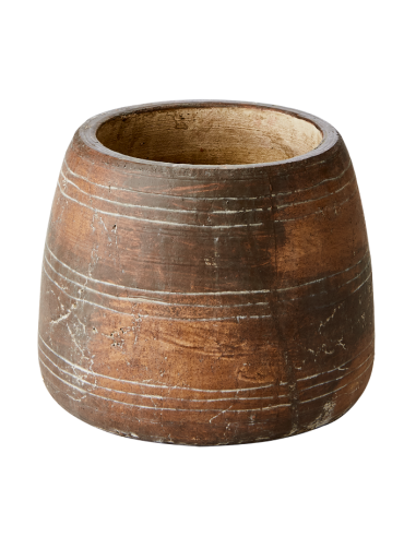 MACETA CAMILLE MARRON
