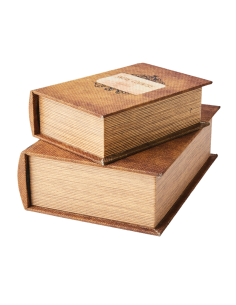 SET 2 CAJAS BROOKE NATURAL