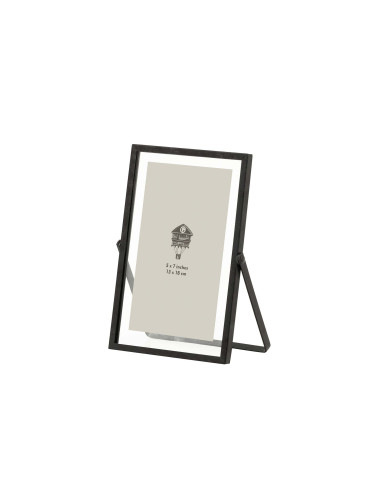 PORTAFOTOS METAL NEGRO 13x18 CM