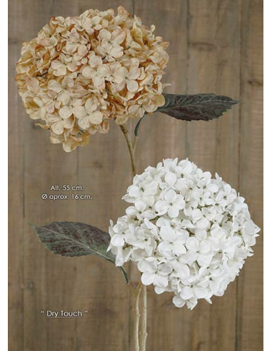FLOR HORTENSIA BEIGE