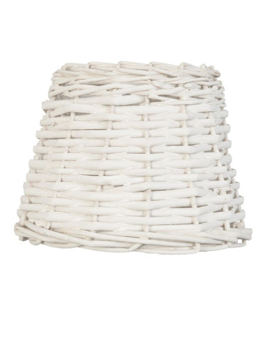 PANTALLA LAMPARA RATAN BLANCO