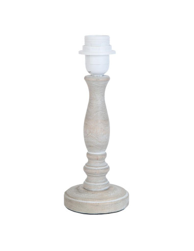 BASE LAMPARA MADERA GRIS
