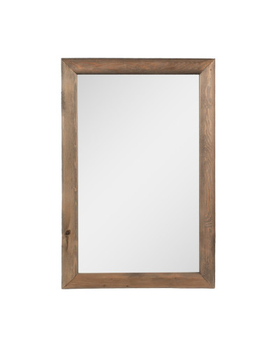 ESPEJO MADERA MARRON 38X58 CM