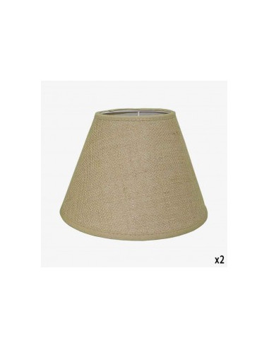 PANTALLA REDONDA YUTE NATURAL Ø20 CM