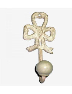 PERCHA LACITO BLANCA