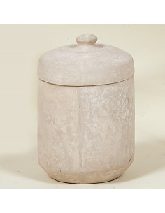 CAJA PAPEL MACHE BLANCO...