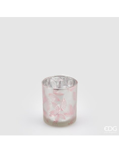 PORTAVELAS ESTAMPADO HOJAS...