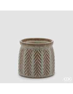 JARRON SPIGA CACHEPOT AQUA