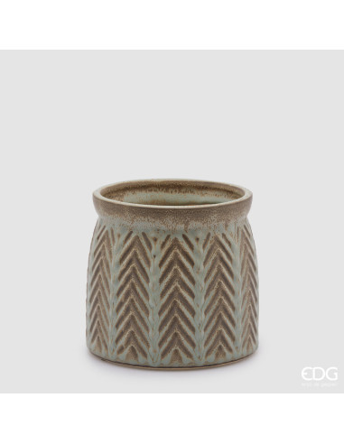 JARRON SPIGA CACHEPOT AQUA