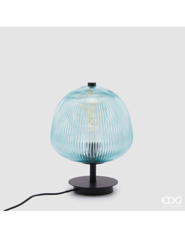 LAMPARA DE MESA TURQUESA