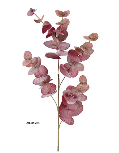 RAMA EUCALYPTUS BURDEOS 85CM