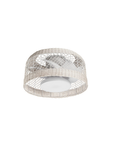 VENTILADOR LAMPARA IBIZA BLANCO