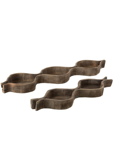 BANDEJA DECORATIVA MADERA S