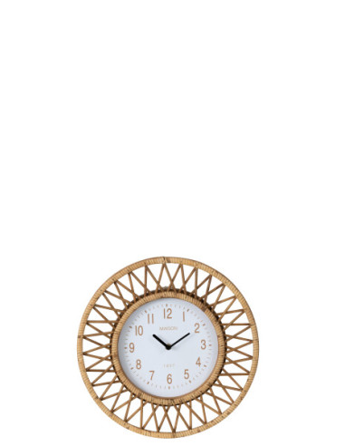 RELOJ RATAN Y MADERA PEQUEÑO