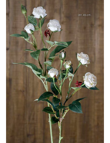 RAMA MINI ROSAS CREMA