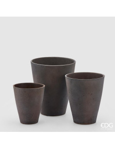 SET 3 JARRON RESINA EFECTO...