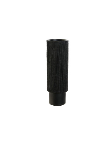 JARRON RESINA NEGRO 10x10x30