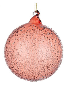 ESFERA SATURNO VIDRIO ROJO...