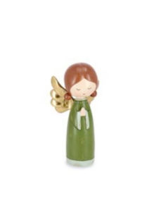 FIGURITA ANGEL VERDE