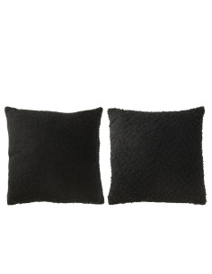 COJIN CUADRADO ALGODÓN NEGRO