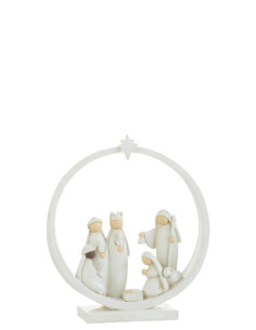 BELEN EN CIRCULO BLANCO