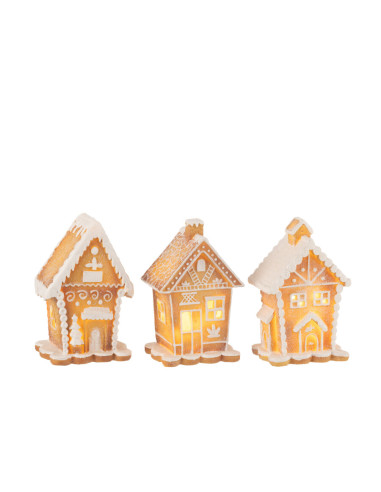 CASA PAN DE JENGIBRE CON LED