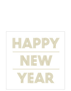 SERVILLETAS HAPPY NEW YEAR