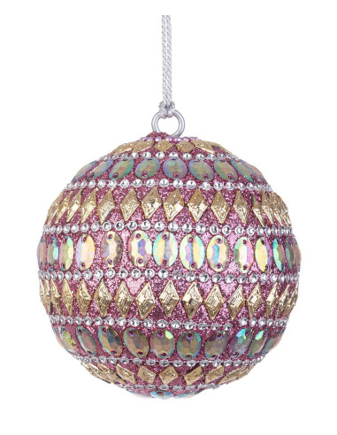 BOLA ALLURE ROSA-CHAMPAN Ø10 CM