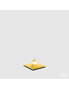 BASE DE ESPEJO DORADA 12CM