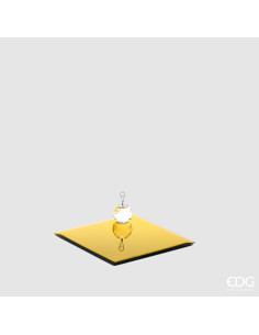 BASE DE ESPEJO DORADA 20CM