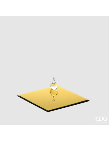 BASE DE ESPEJO DORADA 25CM