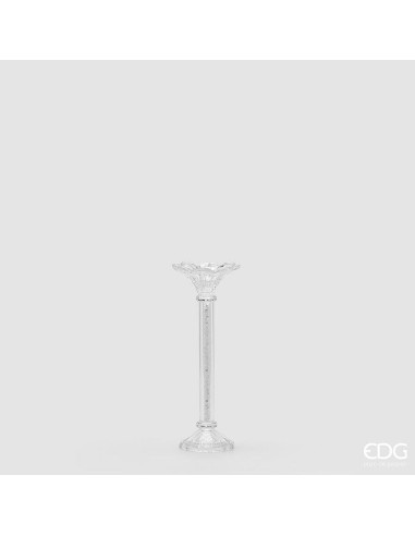 CANDELABRO FLOR DE CRISTAL 30CM