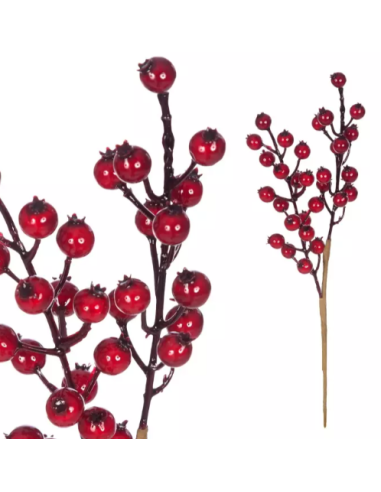 GUIRNALDA DE BAYAS ROJAS 182 CM