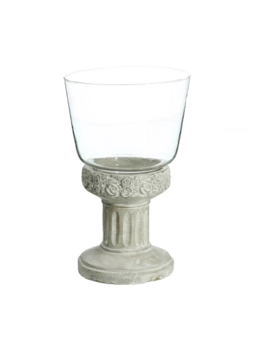 CANDELABRO CEMENTO GRIS S