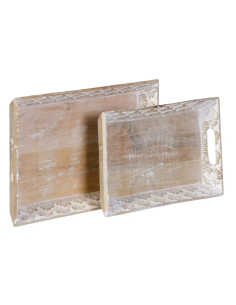 BANDEJA BLANCO ROZADO S 2