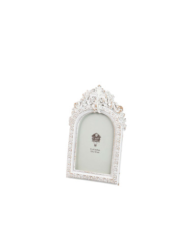 PORTAFOTOS RESINA BLANCO 10x15 CM