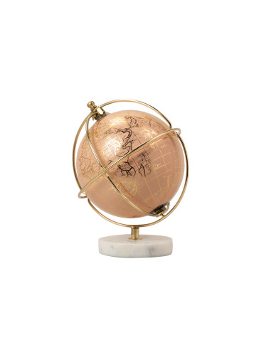 BOLA DEL MUNDO ROSA 18x18x23 CM