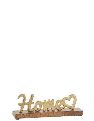 FIGURA HOME CORAZON DORADO