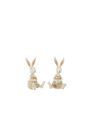 FIGURA CONEJOS SENTADO