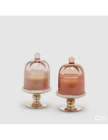 CAMPANA DE CRISTAL CON VELA