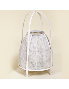 CANDIL BEIGE BAMBU/VIDRIO...