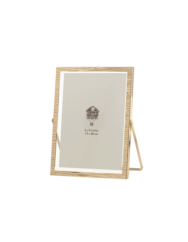 PORTAFOTOS METAL DORADO 15x20 CM