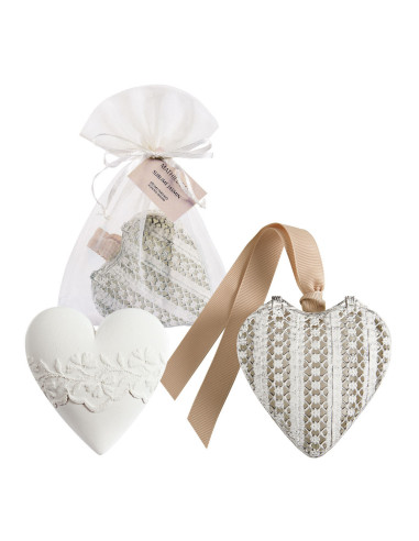 CAJA CORAZON Y DECORACION PERFUMADA...