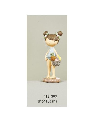 FIGURA NIÑA CON FRUTA