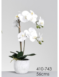 MACETA ORQUIDEA BLANCA 56 CMS