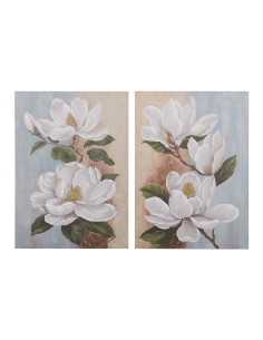 LIENZOS FLORES PINTADO A MANO